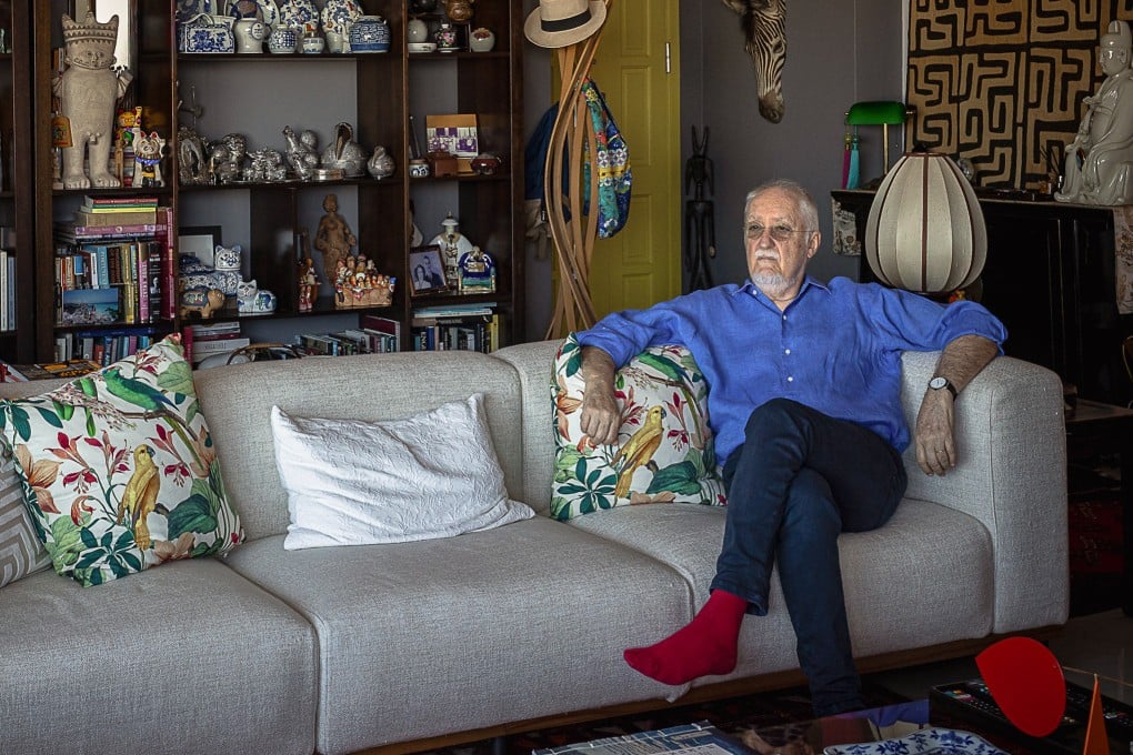 Journalist Gonçalo César de Sá at his home in Macau. Photo: Eduardo Leal