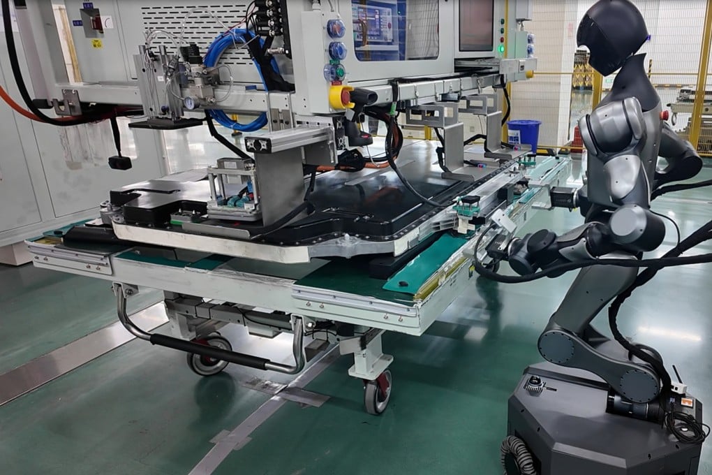 Chinese battery giant Contemporary Amperex Technology says it has deployed humanoid robots at scale on its factory floor. Photo: CALT
