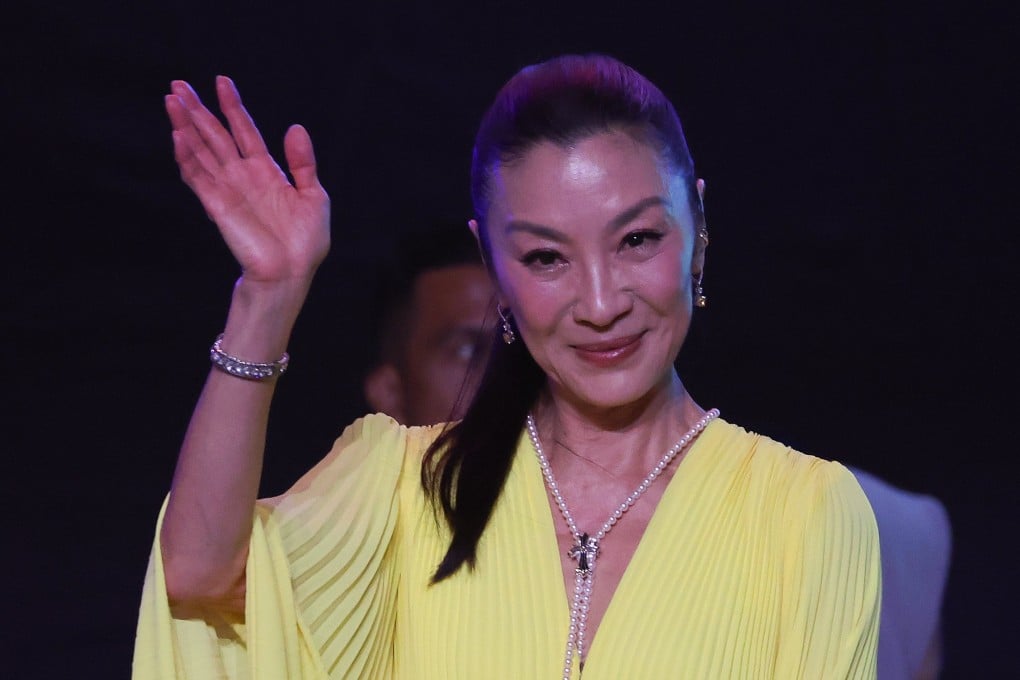 Michelle Yeoh reacts at the Visit Malaysia 2026 launch in Kuala Lumpur on January 3. Photo: EPA