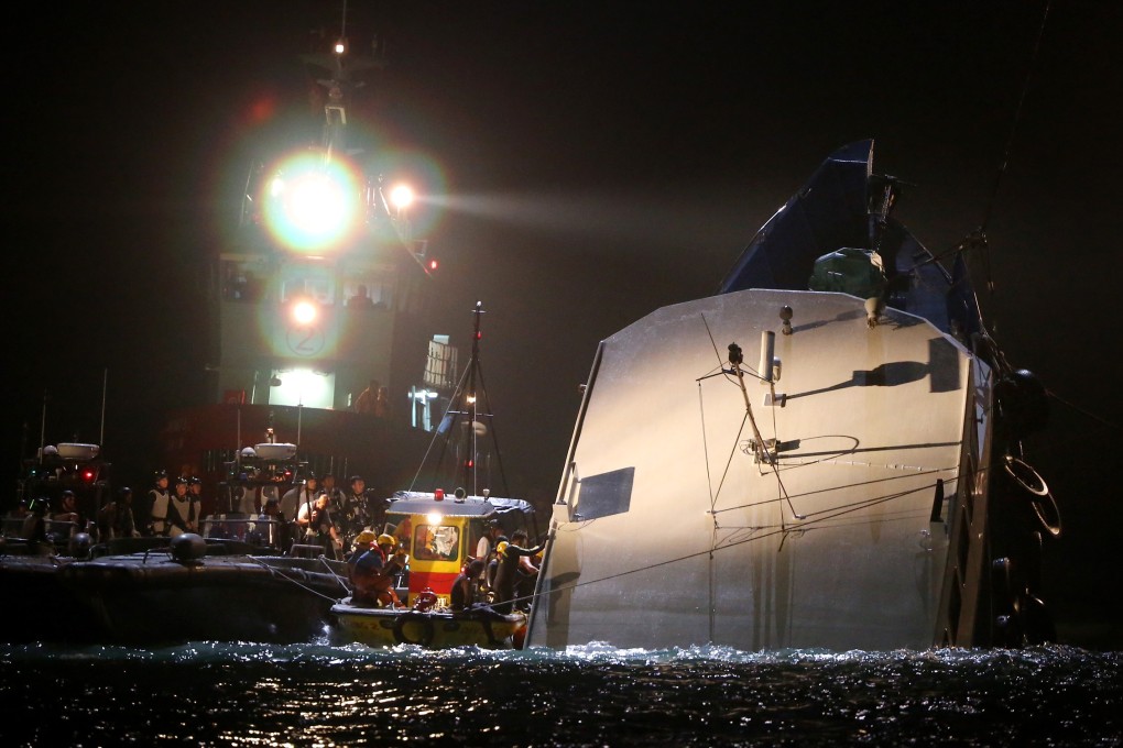 Victims’ relatives have long contended that the absence of a watertight door was the main reason for the ship’s rapid sinking and the tragic loss of lives on October 1, 2012. Photo: SCMP