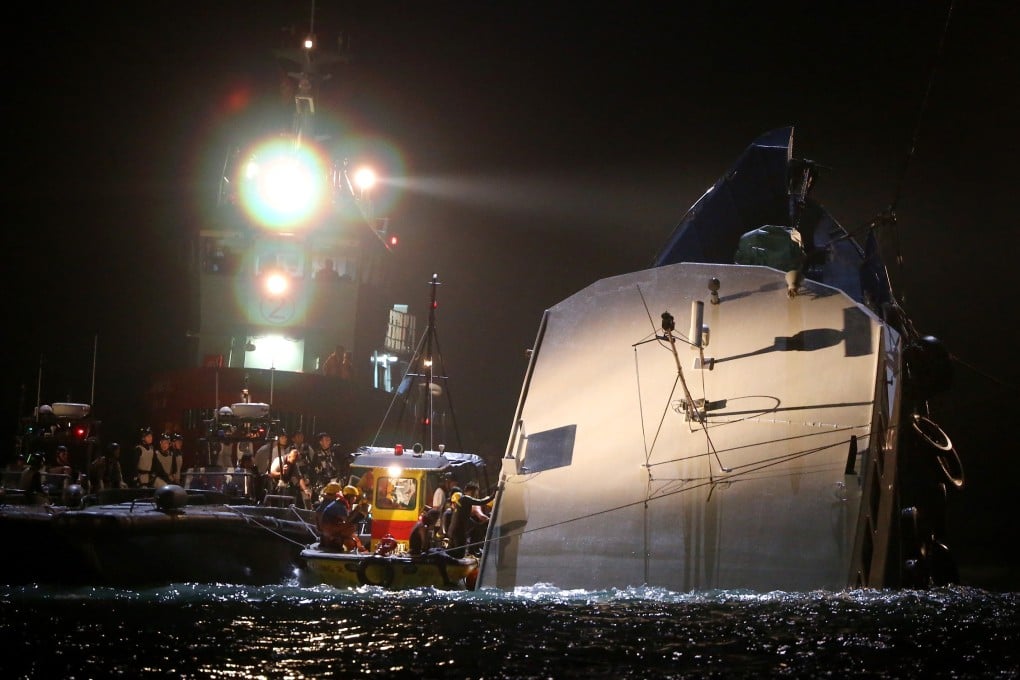 Victims’ relatives have long contended that the absence of a watertight door was the main reason for the ship’s rapid sinking and the tragic loss of lives on October 1, 2012. Photo: SCMP