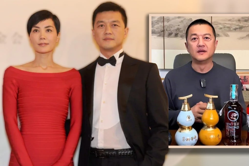 Li Yapeng, the ex-husband of Cantopop queen Faye Wong, has been burdened with a US$6 million debt, prompting him to lead a frugal lifestyle. Photo: SCMP composite/Xinhua/Douyin
