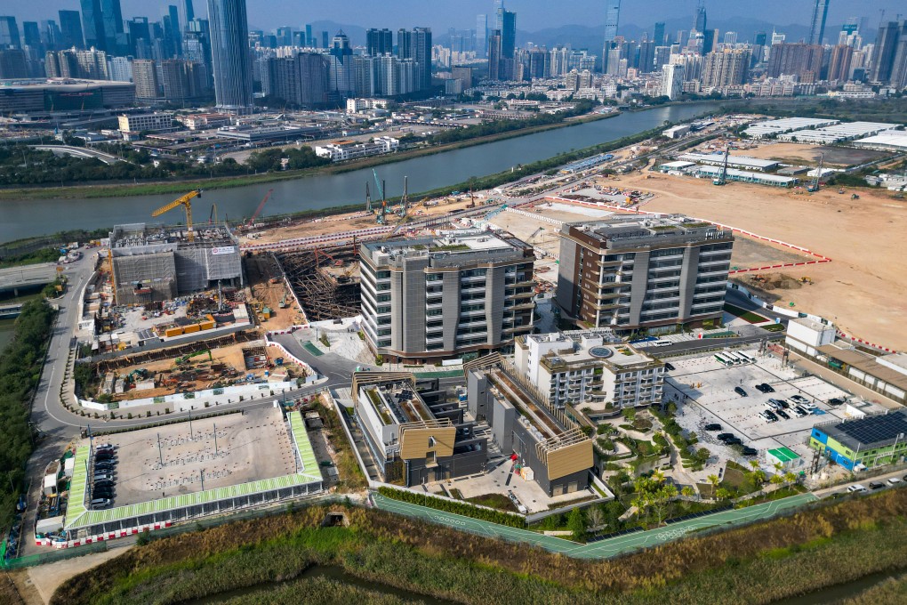 An aerial view of the Hong Kong-Shenzhen Innovation and Technology Park. Photo: Eugene Lee