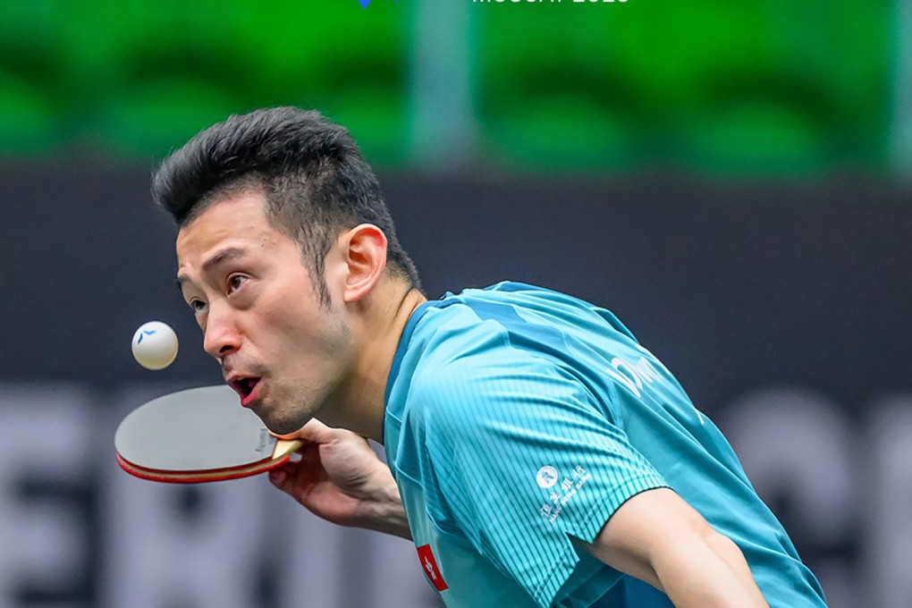 Hong Kong’s Wong Chun-ting closed out a 3-1 win over mainland China’s Huang Youzheng to reach the quarter-finals in Oman. Photo: WTT