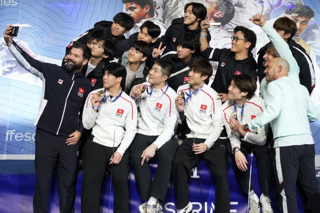Hong Kong men’s foil head coach Greg Koenig (left) says the team must have the attitude that “every team we fence is scared of us”. Photo: Handout