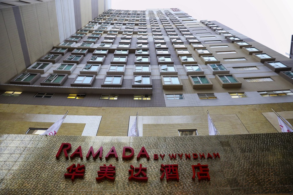 Police were called to the Ramada Grand in Tsim Sha Tsui. Photo: Dickson Lee