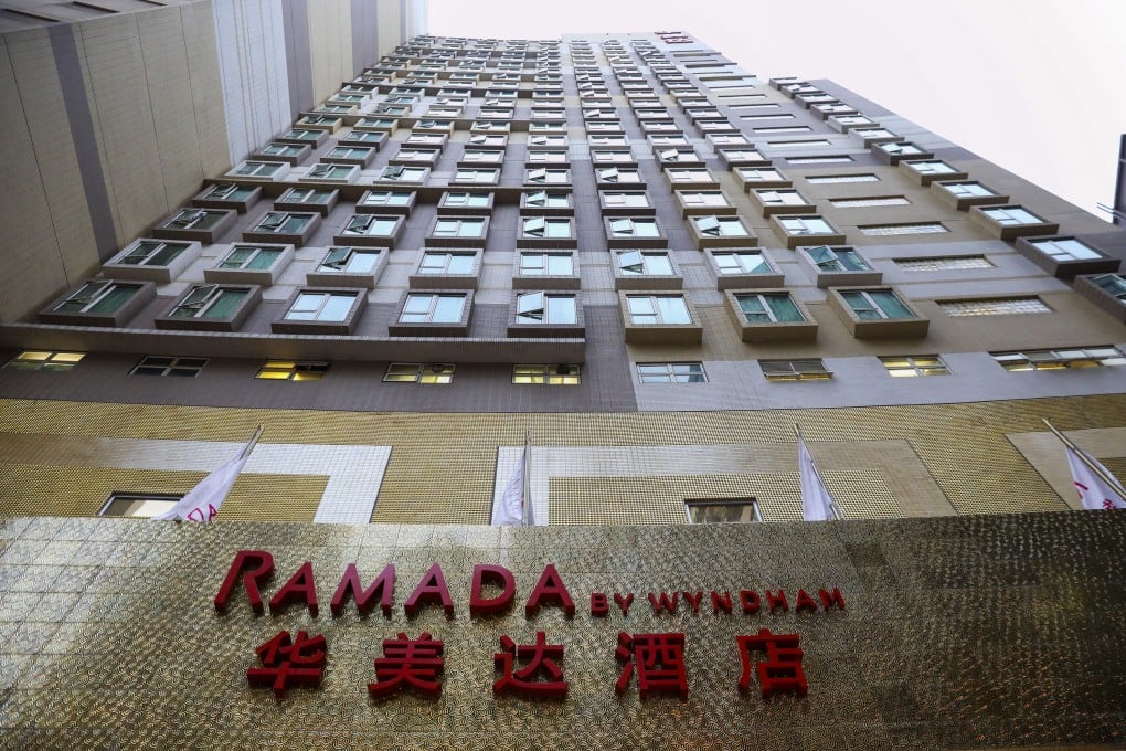 Police were called to the Ramada Grand in Tsim Sha Tsui. Photo: Dickson Lee