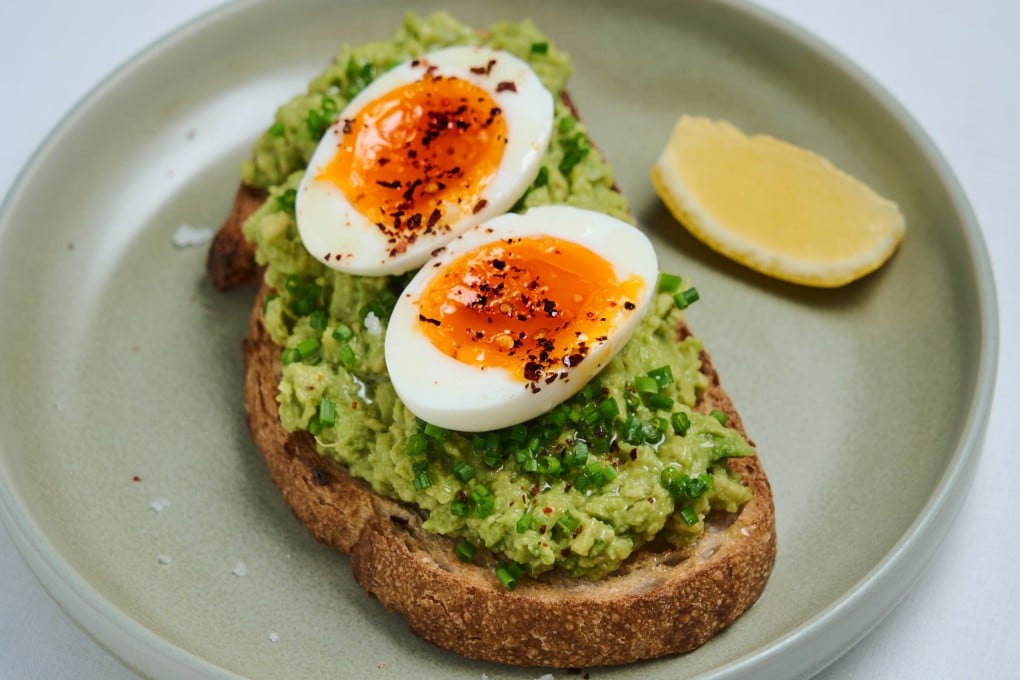 The soft boiled egg and avocado toast from Matchali. Photo: courtesy Matchali