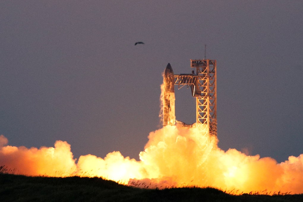 SpaceX’s Starship lifts off during a flight test in Boca Chica, Texas in 2024. Photo: Reuters