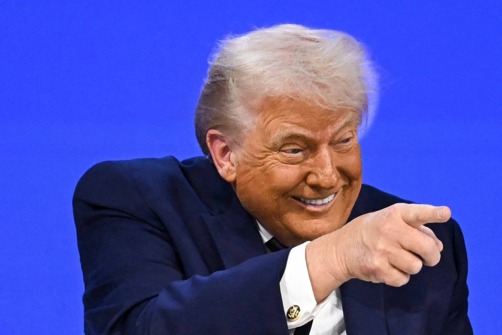 US President Donald Trump gestures as he speaks at the “Board of Peace” meeting during the World Economic Forum in Davos on Thursday. Photo: AFP