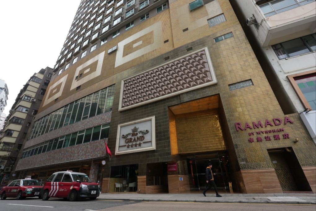 Cleaners at the Ramada Grand hotel on Austin Avenue had discovered the couple. Photo: Jelly Tse