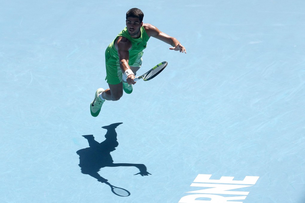 Spain’s Carlos Alcaraz is sporting a new-look serve and won comfortably against American Tommy Paul. Photo: AFP