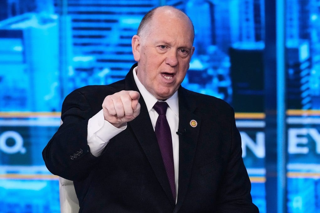 White House border ysar Tom Homan is interviewed on the Fox Business Network, in New York earlier this month. Photo: AP