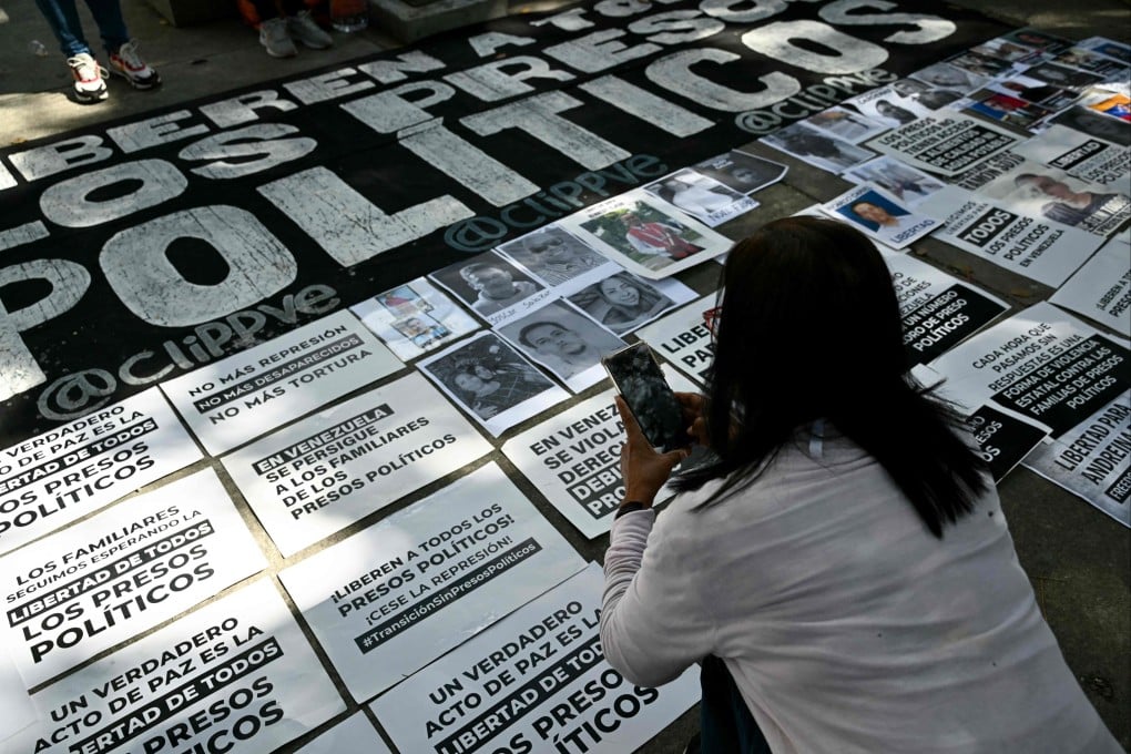 Foro Penal estimates there are about 800 political prisoners in the South American country. Photo: AFP