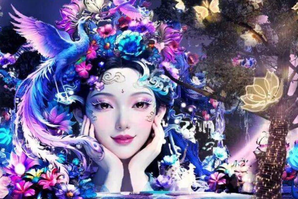 A character from a popular video game is seen on a poster for the 2026 Greater Bay Area Lantern Festival, a 90-day Lunar New Year celebration that starts on February 10. Photo: Guangzhou City Government