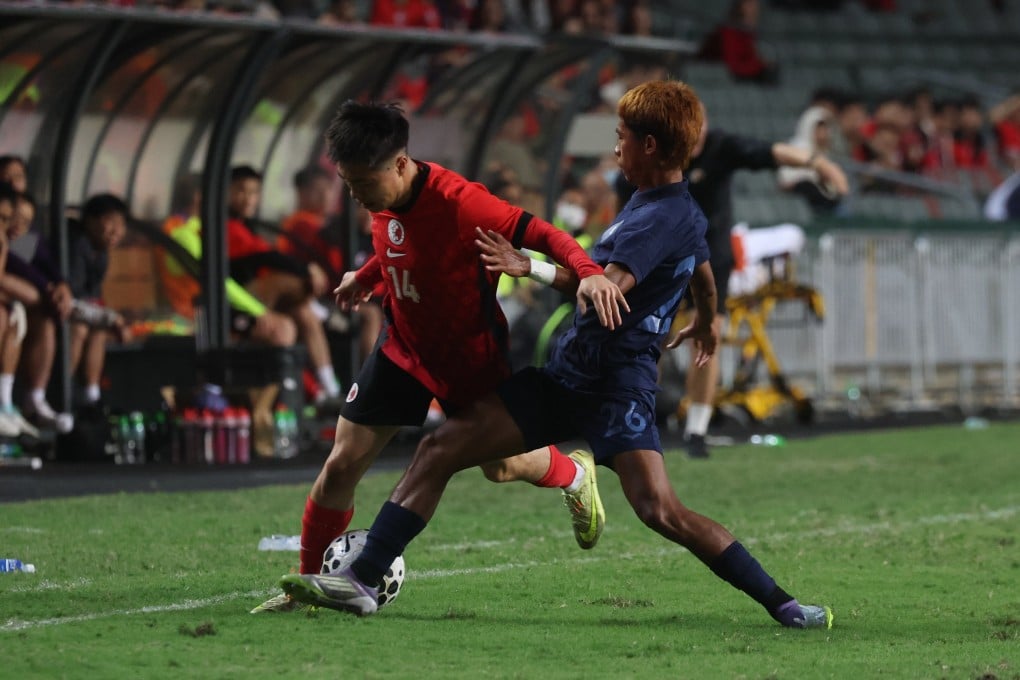 Jesse Yu in action for Hong Kong against Cambodia last November. Photo: Edmond So