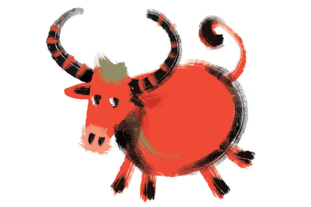 Will the Year of the Horse 2026 be a lucky one for Oxen? Fortune-teller Tong Pik-ha shares her predictions for wealth, relationships and health. Illustration: Victor Sanjinez