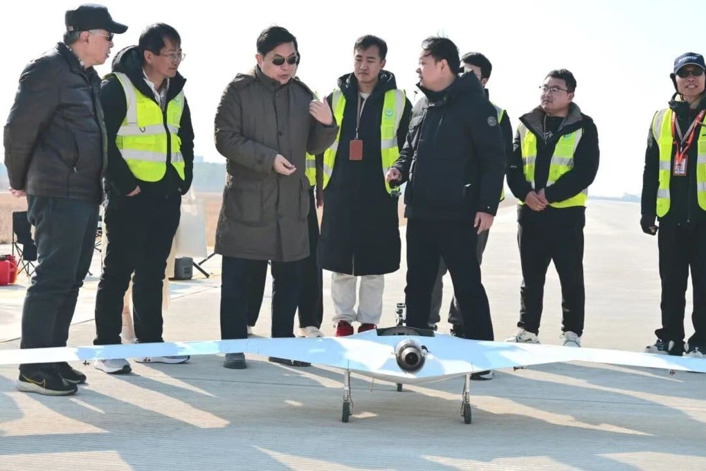 Chinese researchers test their flying-wing aircraft on an unknown date. Photo: Nanjing University of Aeronautics and Astronautics