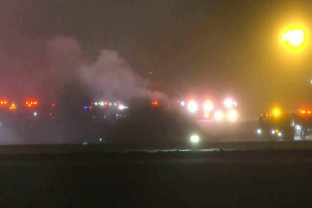 The scene of the plane crash in Maine on Sunday. Photo: WABI via AP