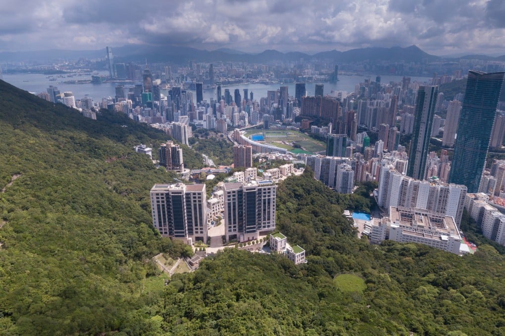 The largest of the luxury deals completed on Monday involved a house at Black’s Link in Wan Chai. Photo: Google Maps