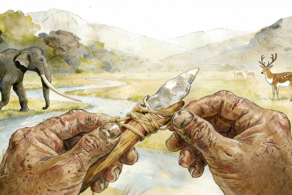 A new paper published in Nature Communications says the presence of hafted stone tools among discoveries in China shows “an understanding of how to enhance tool performance”. Image: Handout