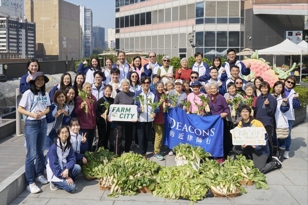 Deacons law firm, a major supporter of Operation Santa Claus, lends a hand to Farm the City. Photo: Wong Kin Fung