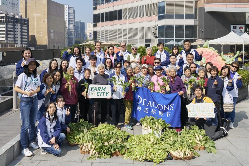 Deacons law firm, a major supporter of Operation Santa Claus, lends a hand to Farm the City. Photo: Wong Kin Fung