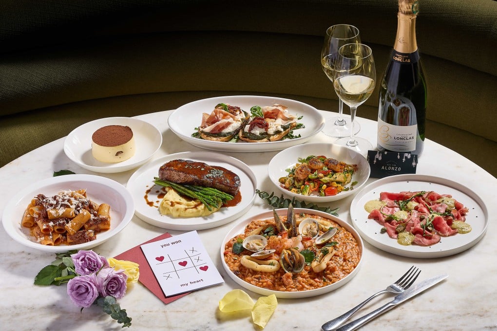 Dishes from Ask for Alonzo’s Valentine’s Day menu. Hong Kong has a range of romantic dining spots for Valentine’s Day 2026, from Michelin-starred artistry to bistro feasts. Photo: Ask for Alonzo