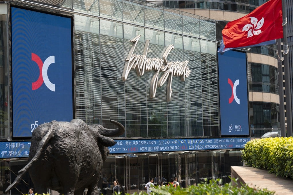 Exchange Square in Central is the home of Hong Kong’s bourse operator Hong Kong Exchanges and Clearing. Photo: Nathan Tsui