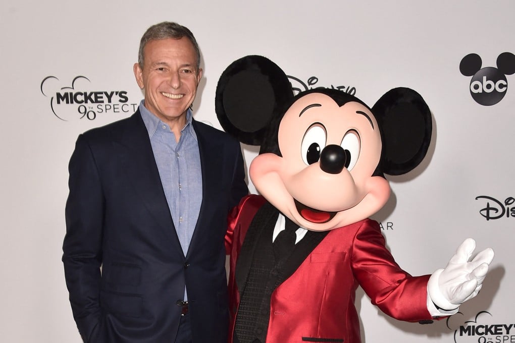Bob Iger celebrates the 90th anniversary of Mickey Mouse’s creation in Los Angeles in 2018. The 74-year-old Disney CEO will soon step down for the second time after his successor, Bob Chapek, did not work out. Photo: Getty Images via AFP