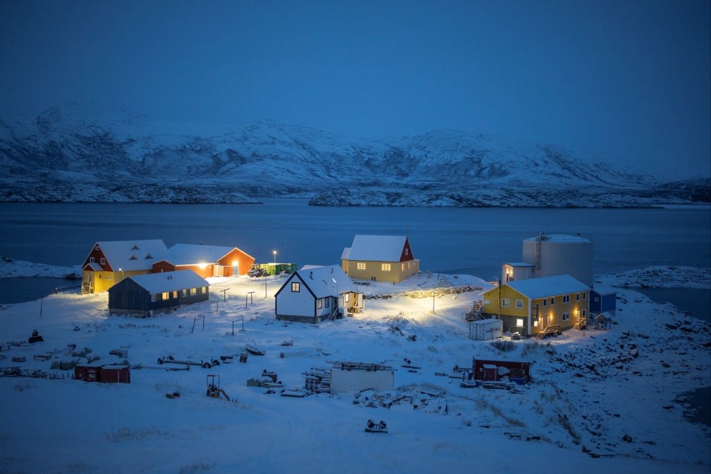 The village of Kapisillit in Greenland on January 19. Penguins do not live in Greenland. Photo: Reuters