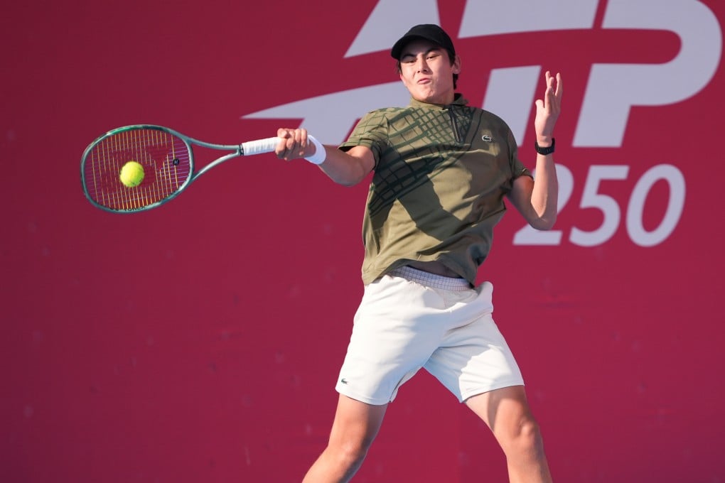 Kai Thompson reached the last eight of the Australian Open Junior Championships. Photo: Eugene Lee