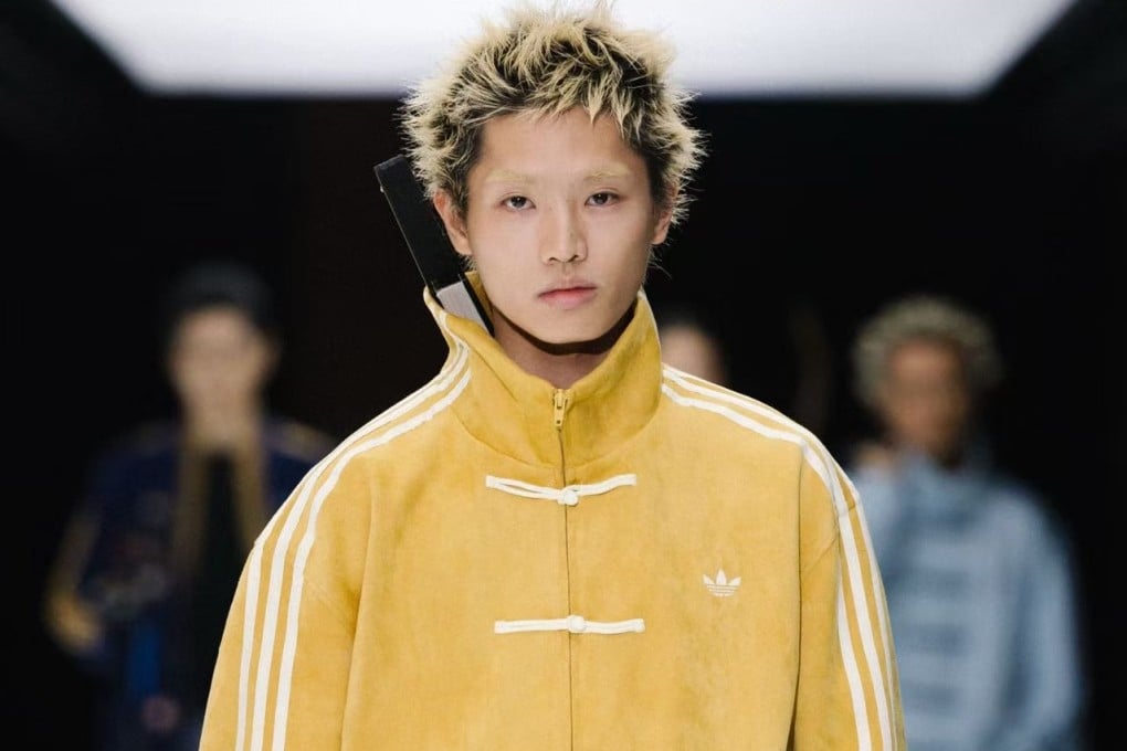 Brands like Adidas have adopted stylistic elements associated with Chinese clothing. Photo: Adidas Power of Three