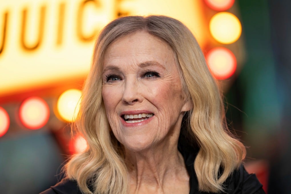 Catherine O’Hara poses for photographers upon arrival at the UK premiere of “Beetlejuice Beetlejuice” in London in August 2024. Photo: AP