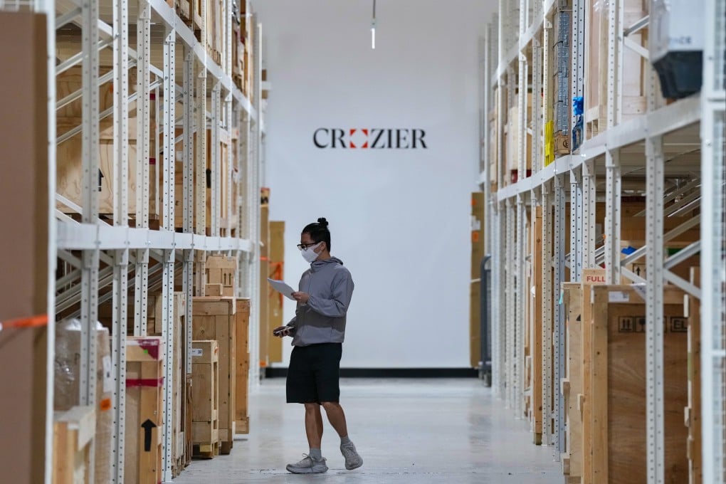 Crozier Hong Kong’s art storage facility in Tsing Yi. Photo: Karma Lo