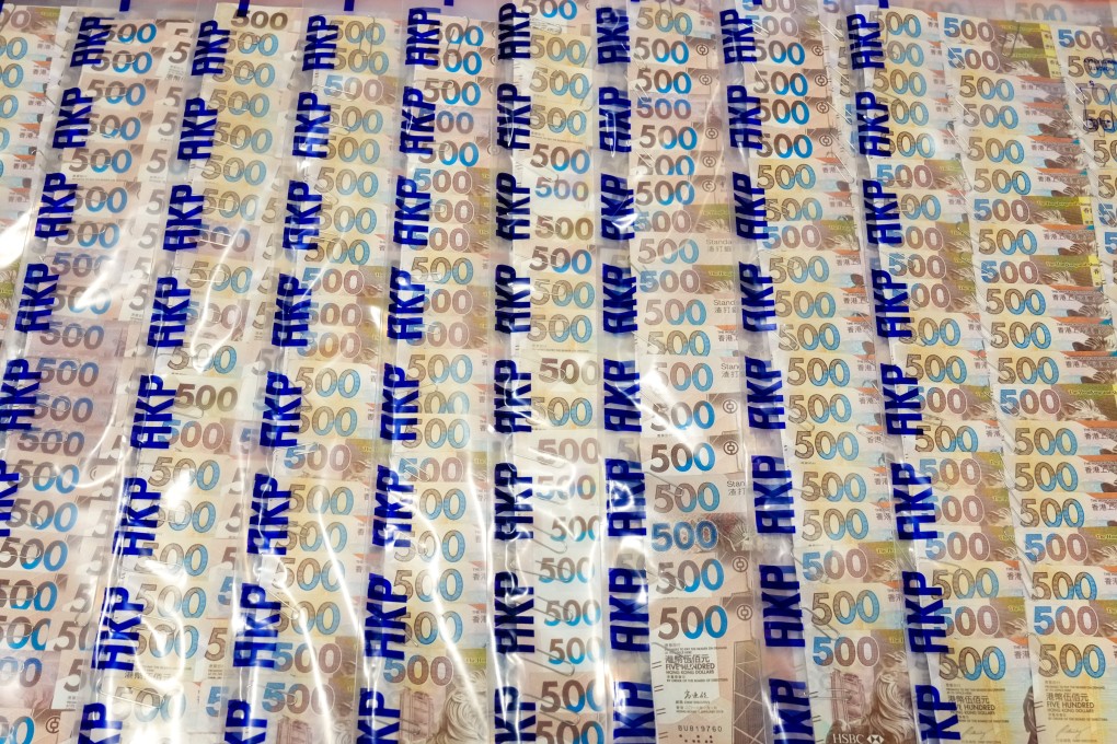 Police seized about HK$620 million in suspected criminal proceeds. Photo: Jelly Tse