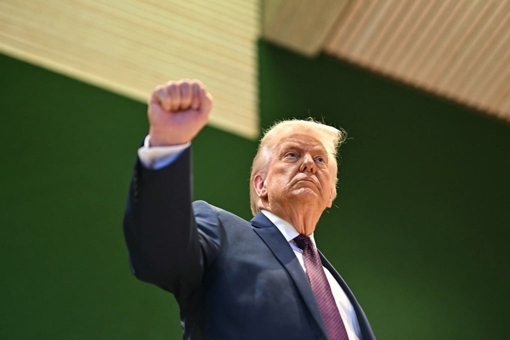 US President Donald Trump after the Board of Peace meeting at Davos on January 22. Photo: AFP
