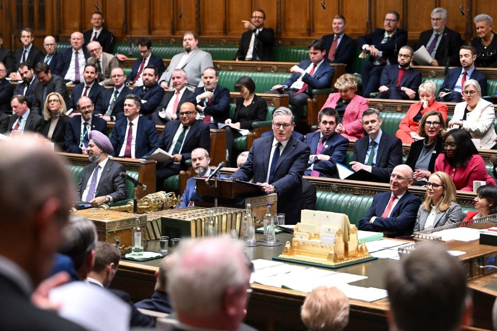 British Prime Minister Keir Starmer makes a statement to MPs following his recent trip to China and Japan. Photo: House of Commons via AFP