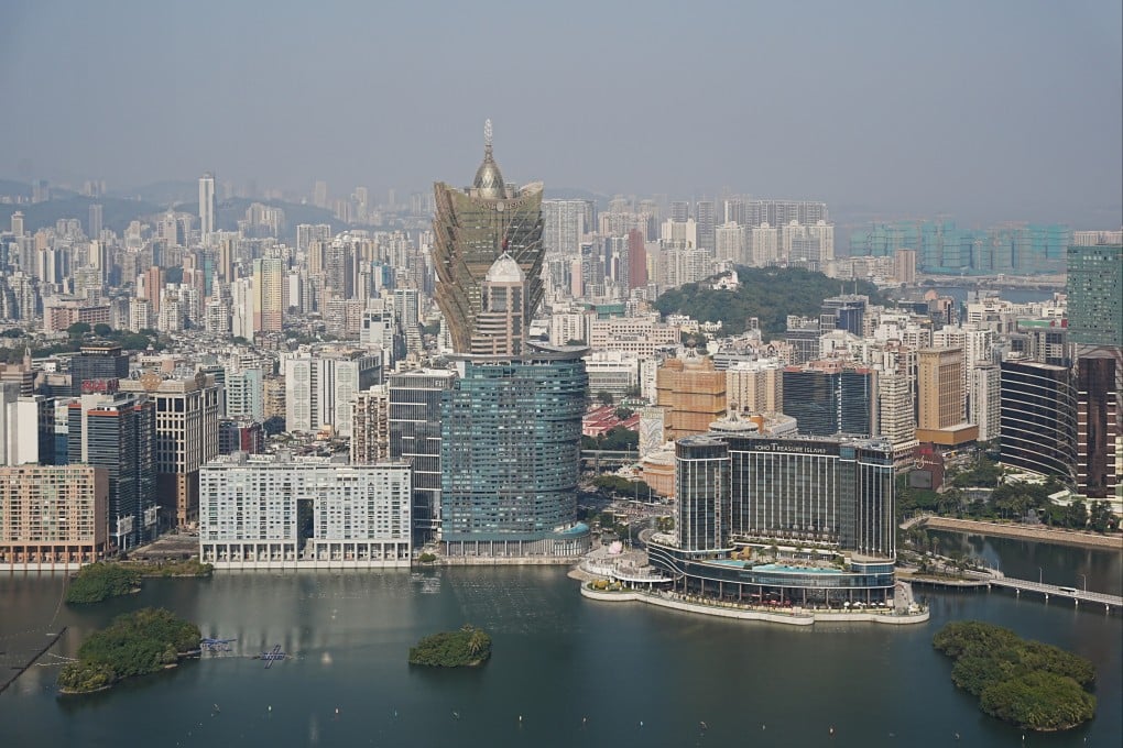 A view of the Macau peninsula from Macau Tower on December 19, 2024. Photo: Eugene Lee