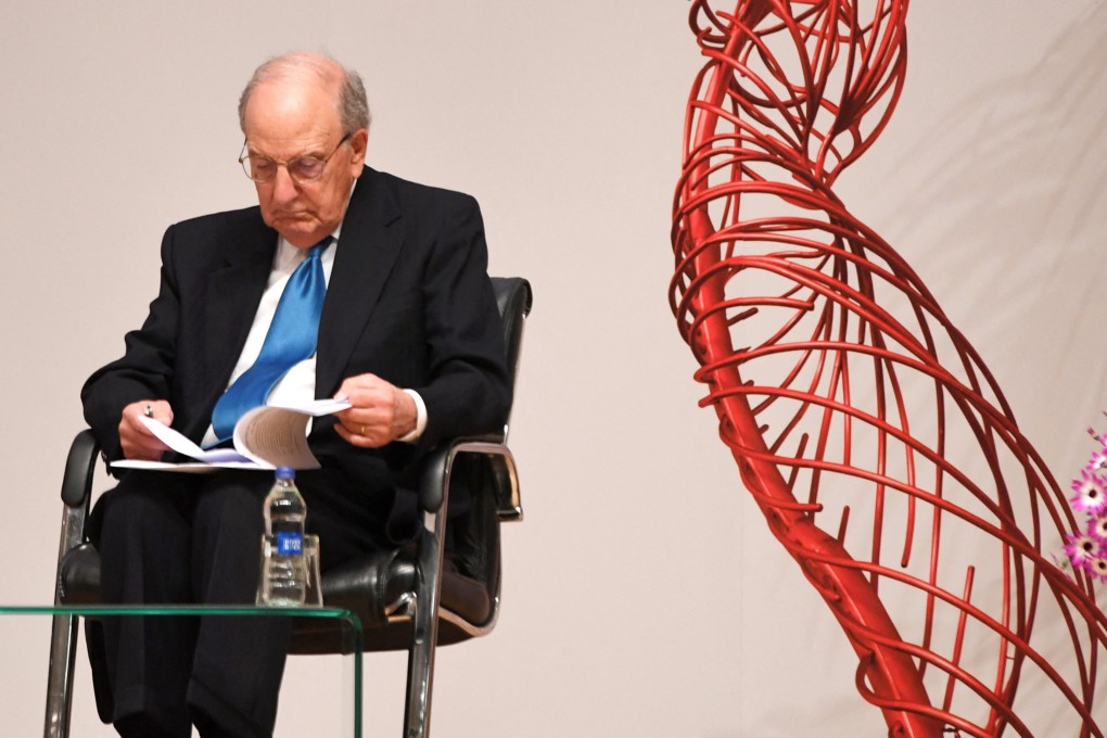 Former US senator George Mitchell in 2018. Photo: Reuters