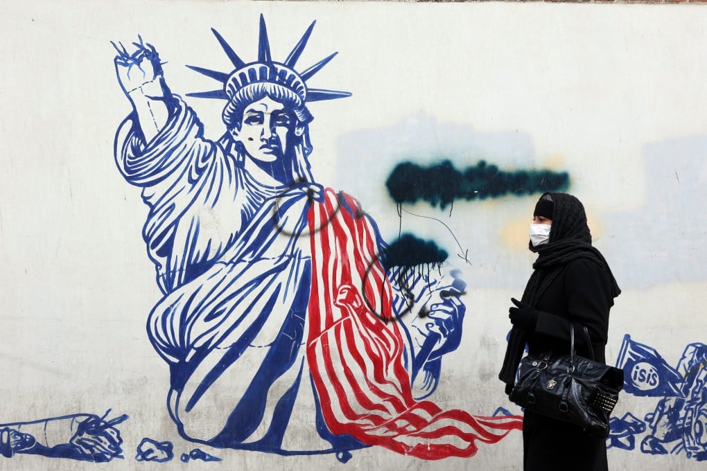 An anti-US mural in Tehran, Iran. Photo: EPA
