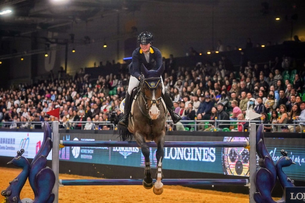 Clarissa Lyra savouring the ‘unique and fun’ experience of competing The Longines Hong Kong International Horse Show. Photo: Elson Li