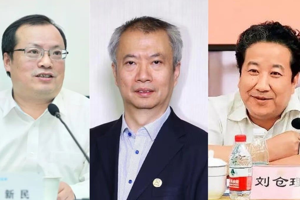 (From left) Zhou Xinmin, former chairman of AVIC, Luo Qi, chief engineer of the China National Nuclear Corporation, and Liu Cangli, former president of the China Academy of Engineering Physics. Photos: Handout