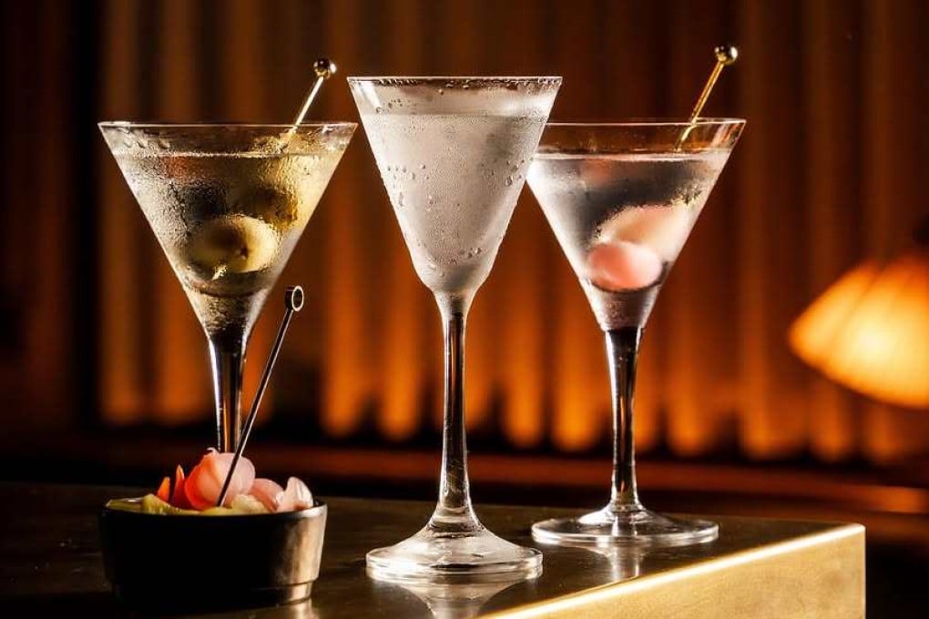 Martinis at the Martini Bar at Hawksmoor St Pancras, in London. Photo: Instagram/hawksmoormartinibar