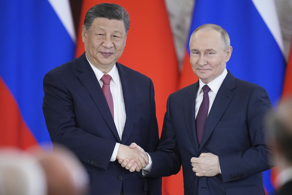 Chinese President Xi Jinping and Russian leader Vladimir Putin held a video call on Wednesday. Photo: AP