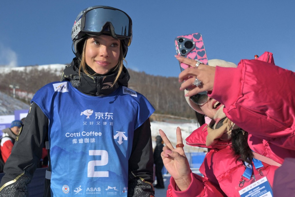 Eileen Gu balances her professional training with studies at ​Stanford as ‍well as a high-profile modelling and sponsorship portfolio. Photo: AFP