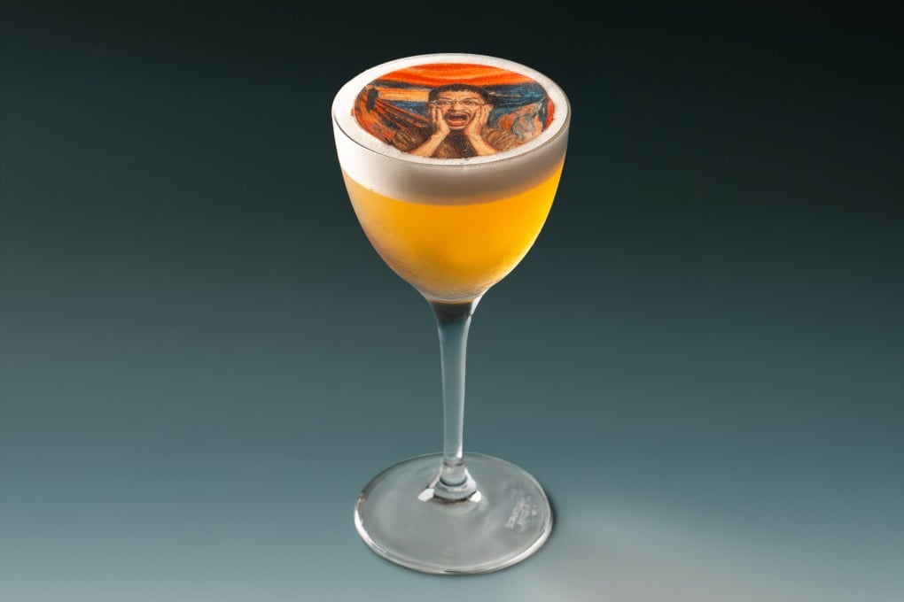 The Scream from Dead Poets’ Liquid Gallery v4: Dead Painters menu in Hong Kong, inspired by the Edvard Munch artwork of the same name. Photo: Handout