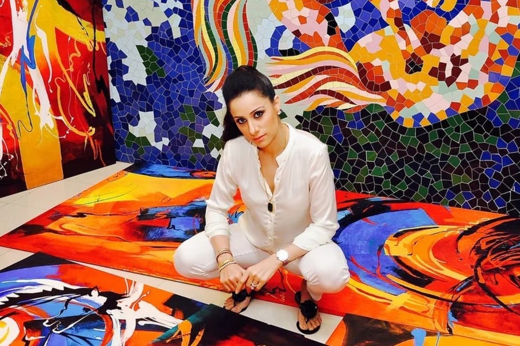 Rouble Nagi, known for her slum learning centres and murals, won the US$1 million Global Teacher Prize in Dubai on Thursday. Photo: Handout