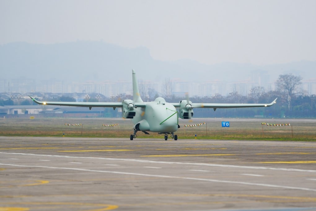 The YH-1000S pictured ahead of its maiden flight. Photo: Xinhua