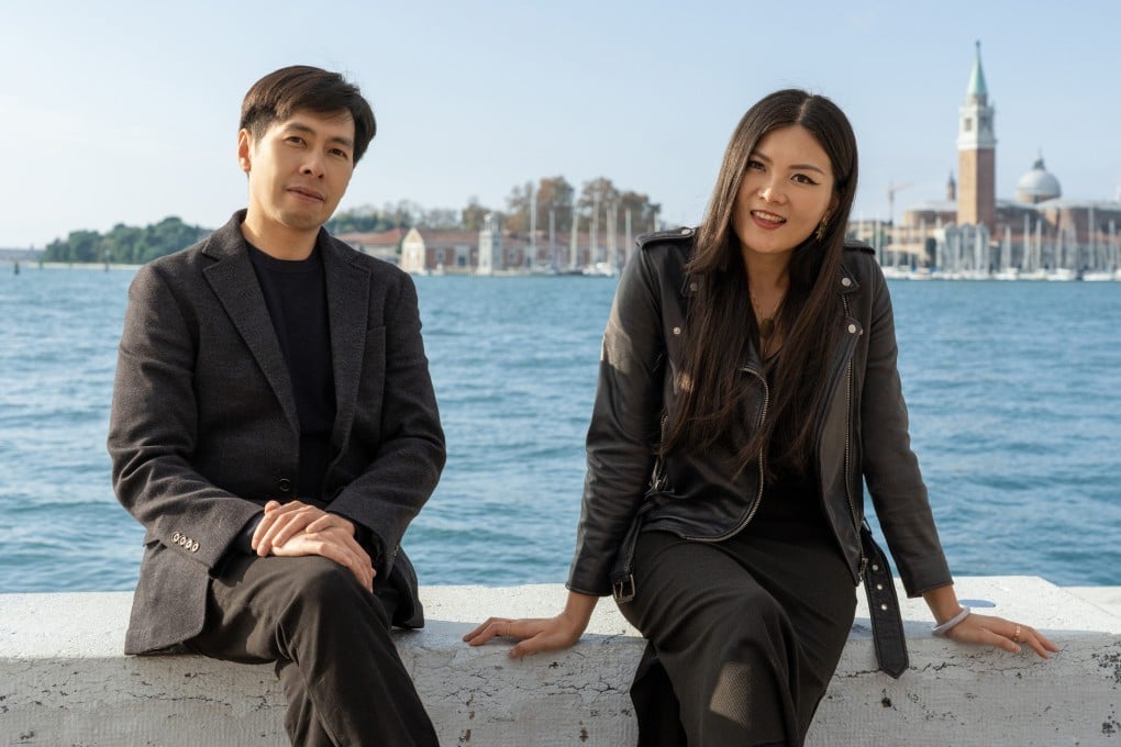 Kingsley Ng (left) and Angel Hui during their site visit to Venice, Italy. The two artists will represent Hong Kong during the 2026 Venice Biennale, which opens on May 9, 2026. Photo: courtesy of HKMOA